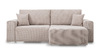Диван-кровать угловой Оксфорд 710 композиция 1, шенилл Muza 04 светло-бежевый, модульная система, сборка на любую сторону