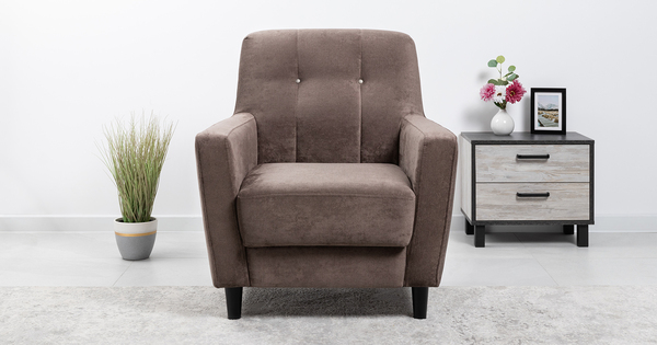 Кресло для отдыха Арно ТК 564 велюр Лаки 06 коричневый перламутр