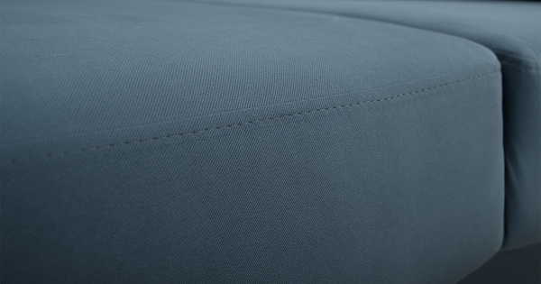 Диван-кровать прямой Барселона ТД 674 велюр Diagonal 999 синий