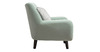 Кресло для отдыха Дакота ТК 585 велюр Vendetta 18 ментоловый, Marcello-5 1327 A1 col 19 ментоловый орнамент
