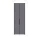 Шкаф для одежды Эйр 13.340 серый графит 0162 РЕ, собирается на любую сторону