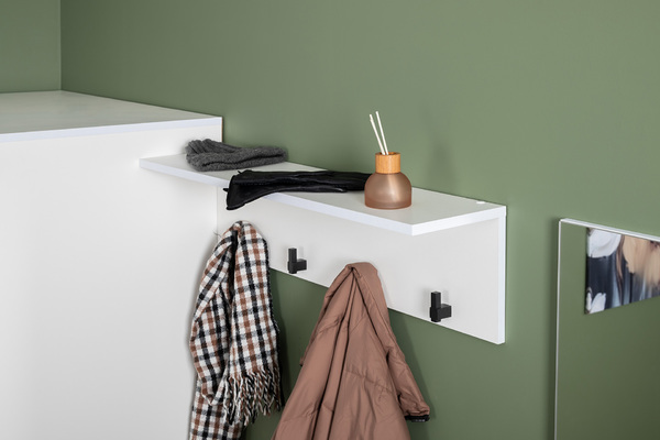 Вешалка навесная Эйр 16.551.01 белый РЕ шагрень