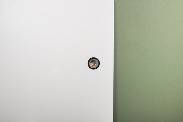 Прихожая Эйр композиция 1 белый PE шагрень, собирается на любую сторону