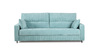 Диван-кровать прямой Изабель ТД 736 велюр Романс минт ментоловый