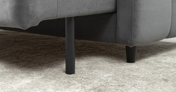 Диван-кровать прямой Невада ТД 571 велюр Vendetta 11 графитовый серый