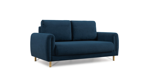 Диван-кровать прямой Оникс ТД 208 велюр Ocean 017 синий