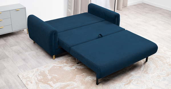Диван-кровать прямой Оникс ТД 208 велюр Ocean 017 синий