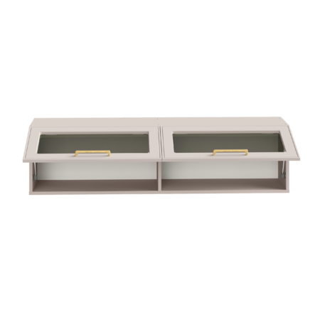 Шкаф навесной Ричфорд 16.328 кашемир 5981 BS, моно керамика D166-2 ПВХ