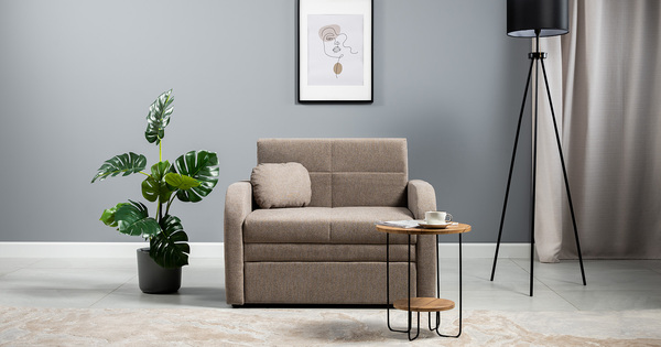 Кресло-кровать Тео (85) ТК 906 велюр Danco 290 бежевый