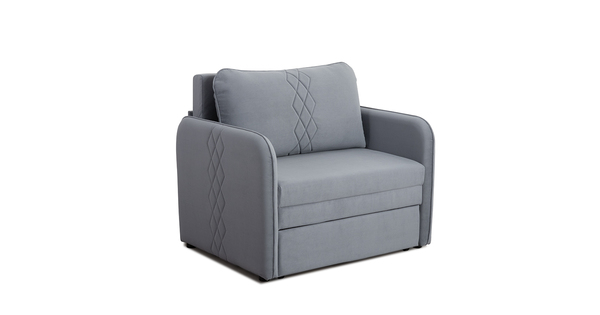 Кресло-кровать Юта (85) ТК 520 велюр Вивальди 12 сине-серый