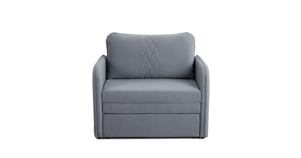 Кресло-кровать Юта (85) ТК 520 велюр Вивальди 12 сине-серый